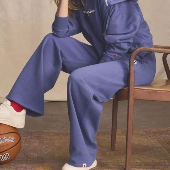 Champion Women's High-Rise Fleece Wide Leg Sweatpants size XL NWT - Picture 2 of 5